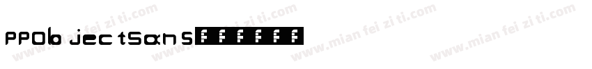 PPOb jectSans字体转换